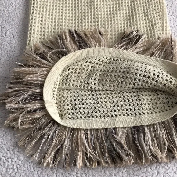 Zara mesh fringed hem midi skirt M - Picture 10 of 16